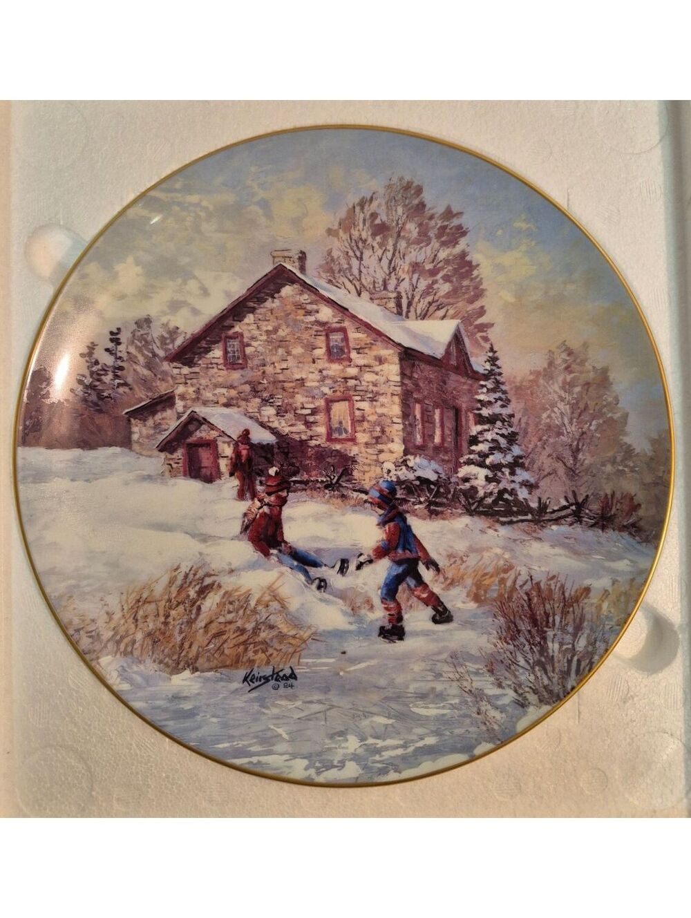 Keirstead 'New Skates' Collector's Plate - Limited Edition #2818 of 7500